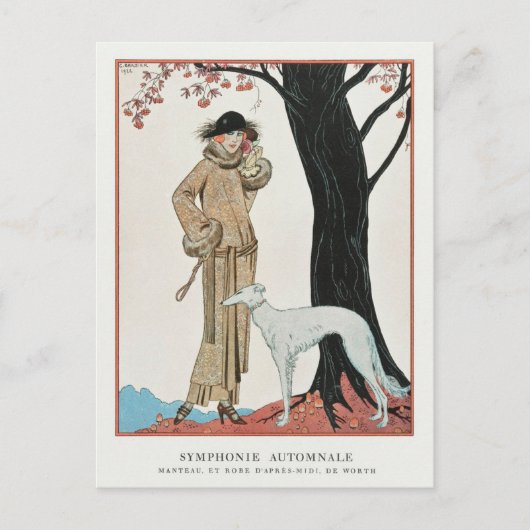 George Barbier Briefkaart (Voorkant)