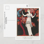 George Barbier Briefkaart (Voorkant / Achterkant)