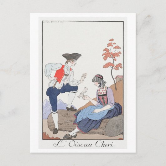 George Barbier Briefkaart (Voorkant)