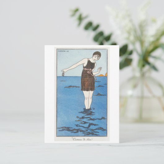 George Barbier Briefkaart (Staand voorkant)