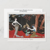 George Barbier Briefkaart (Voorkant / Achterkant)