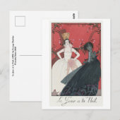 George Barbier Briefkaart (Voorkant / Achterkant)
