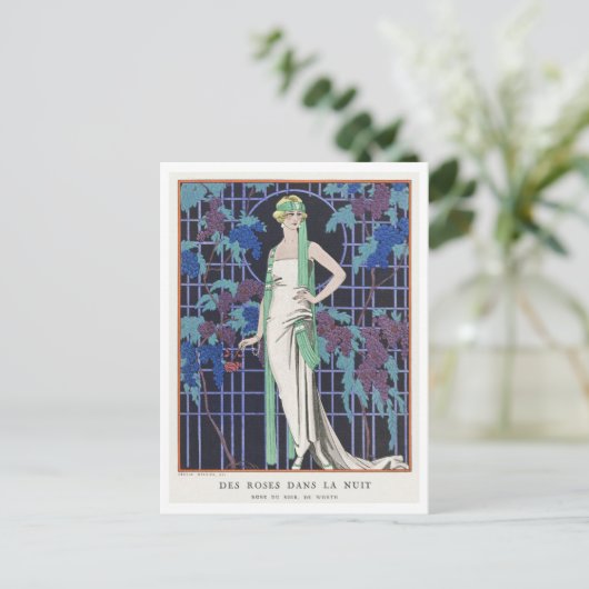 George Barbier Briefkaart (Staand voorkant)