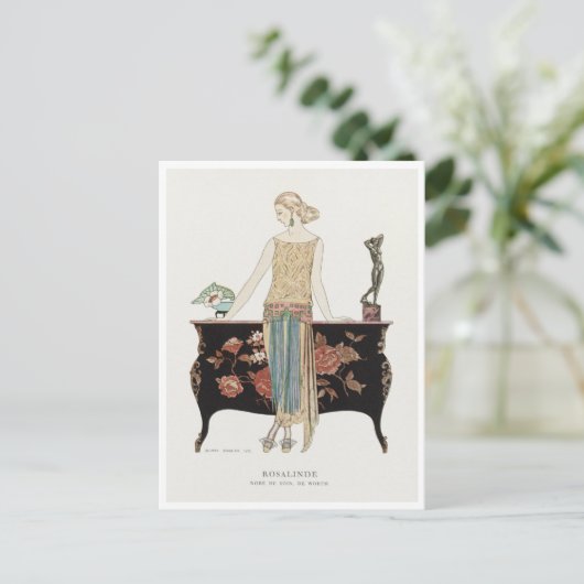 George Barbier Briefkaart (Staand voorkant)