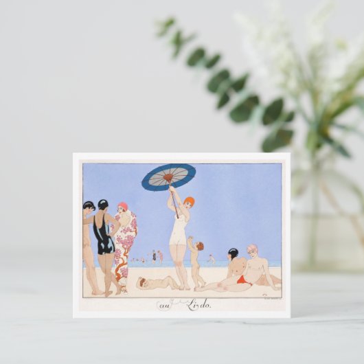 George Barbier Briefkaart (Staand voorkant)