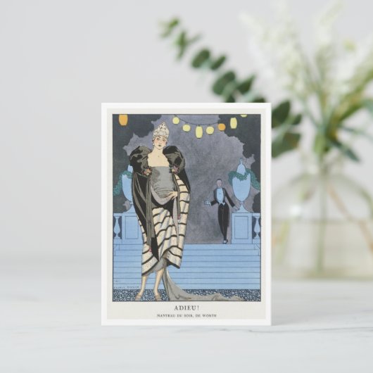 George Barbier Briefkaart (Staand voorkant)