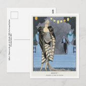 George Barbier Briefkaart (Voorkant / Achterkant)