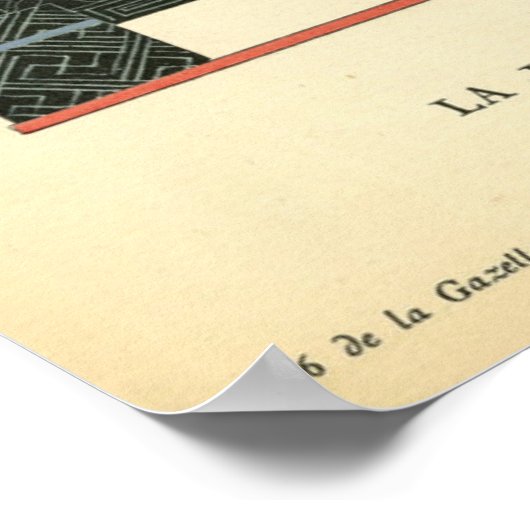 George Barbier, La Belle Dame sans Merci Poster (Hoek)