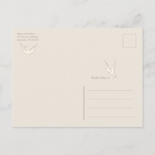 George Barbier L'Automne Autumn 1925 Lovers CC1226 Briefkaart (Achterkant)