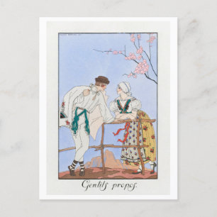 George Barbier Mode Briefkaart