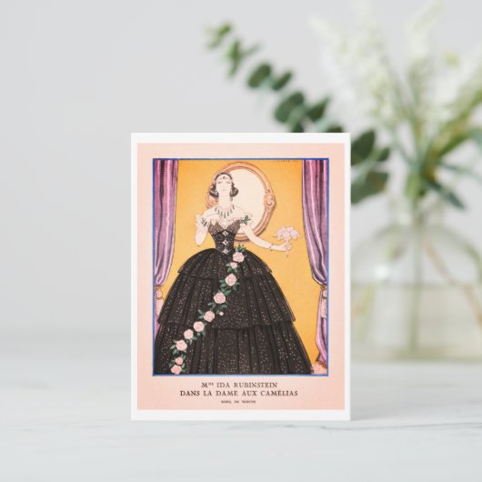 George Barbier Mode Briefkaart (Staand voorkant)