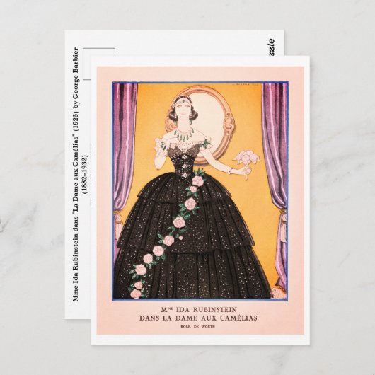 George Barbier  Mode Briefkaart (Voorkant / Achterkant)