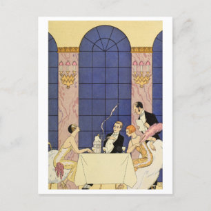 George Barbier Mode Briefkaart