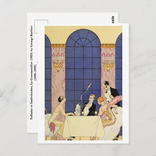 George Barbier  Mode Briefkaart (Voorkant / Achterkant)