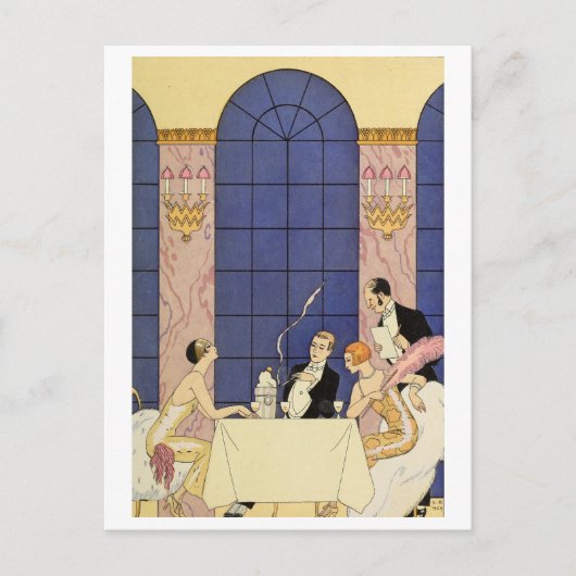 George Barbier  Mode Briefkaart (Voorkant)