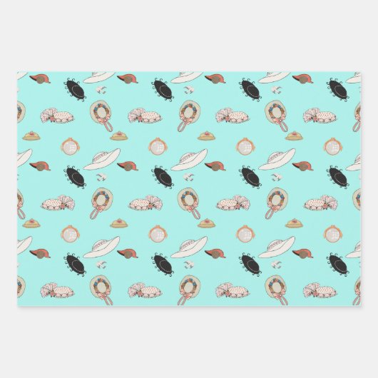 George Barbier  Mode Illustraties Inpakpapier Vel (Voorkant)