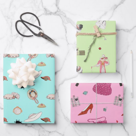 George Barbier  Mode Illustraties Inpakpapier Vel (Voorkant)