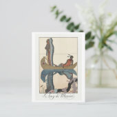 George Barbier, Native American Briefkaart (Staand voorkant)