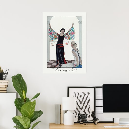 George Barbier Poster (Thuiskantoor)