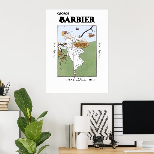 George Barbier Poster (Thuiskantoor)