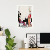 George Barbier Poster (Thuiskantoor)