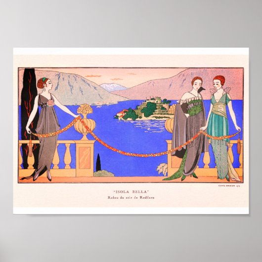 George Barbier Vintage Poster (Voorkant)