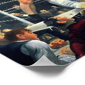 George Bellows Dempsey en Firpo Art van Boxing Poster (Hoek)