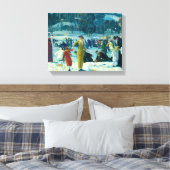 George Bellows - Love of Winter Canvas Afdruk (Insitu (Slaapkamer))