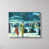 George Bellows - Love of Winter Canvas Afdruk (Voorkant)