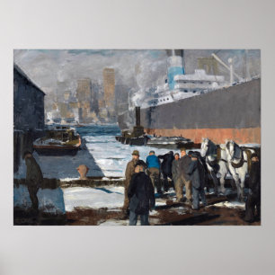 George Bellows Mannen van de Docks Poster