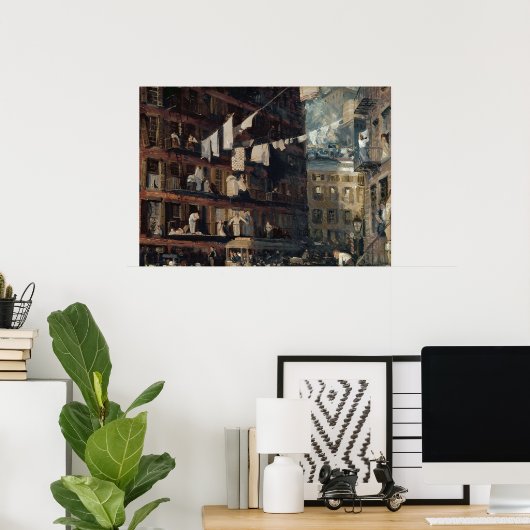 GEORGE BELLOWS POSTER (Thuiskantoor)