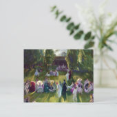 George Bellows Tennis in Newport Briefkaart (Staand voorkant)