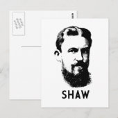 George Bernard Shaw Briefkaart (Voorkant / Achterkant)