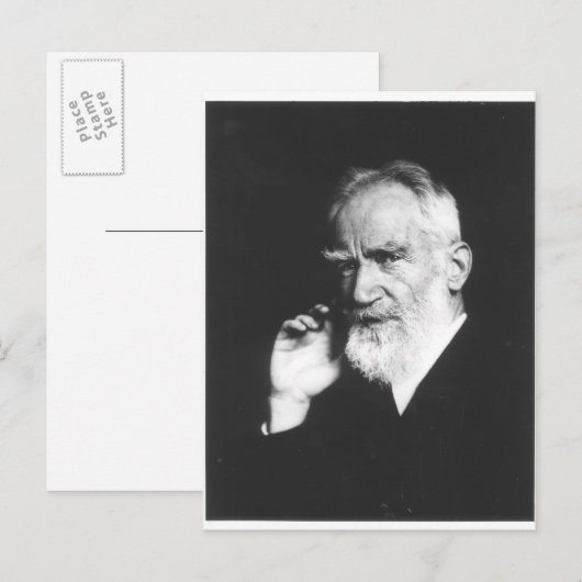 George Bernard Shaw Briefkaart (Voorkant / Achterkant)