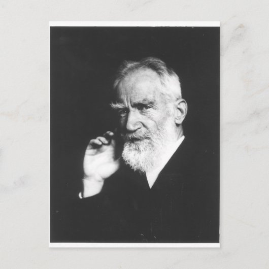 George Bernard Shaw Briefkaart (Voorkant)