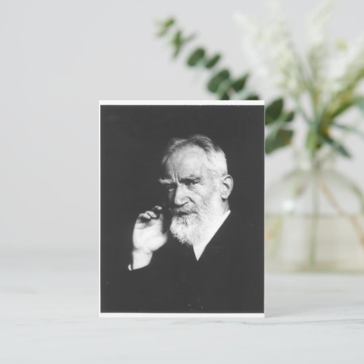 George Bernard Shaw Briefkaart (Staand voorkant)