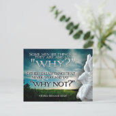 George Bernard Shaw Inspirerend citaat "Waarom nie Briefkaart (Staand voorkant)