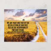 George Bernard Shaw Inspirerend citaat "wijze" Briefkaart (Voorkant)