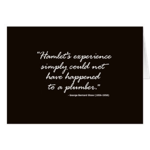 George Bernard Shaw op Hamlet