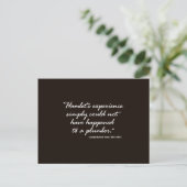 George Bernard Shaw op Hamlet Briefkaart (Staand voorkant)