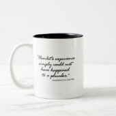 George Bernard Shaw op Hamlet Tweekleurige Koffiemok (Links)