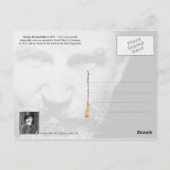 George Bernard Shaw - Portrait Briefkaart (Achterkant)
