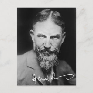 George Bernard Shaw - Portrait Briefkaart