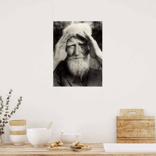 George Bernard Shaw Poster (Keuken)