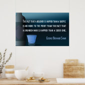 George Bernard Shaw | Poster van de vrouw (Keuken)