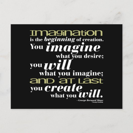 George Bernard Shaw Quote Briefkaart (Voorkant)