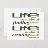 George Bernard Shaw Quote Briefkaart (Voorkant / Achterkant)