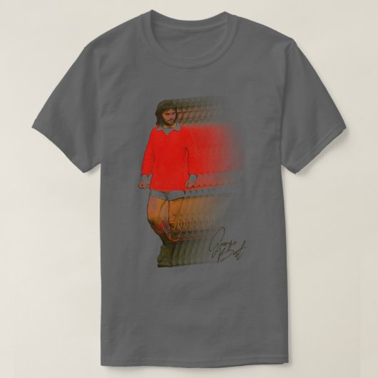 George Best Retro Fade T-shirt (Design voorkant)