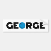 George bowling bumper sticker (Voorkant)