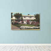 George Burns en Gracie Allen's Home Canvas Afdruk (Insitu (Houten vloer))